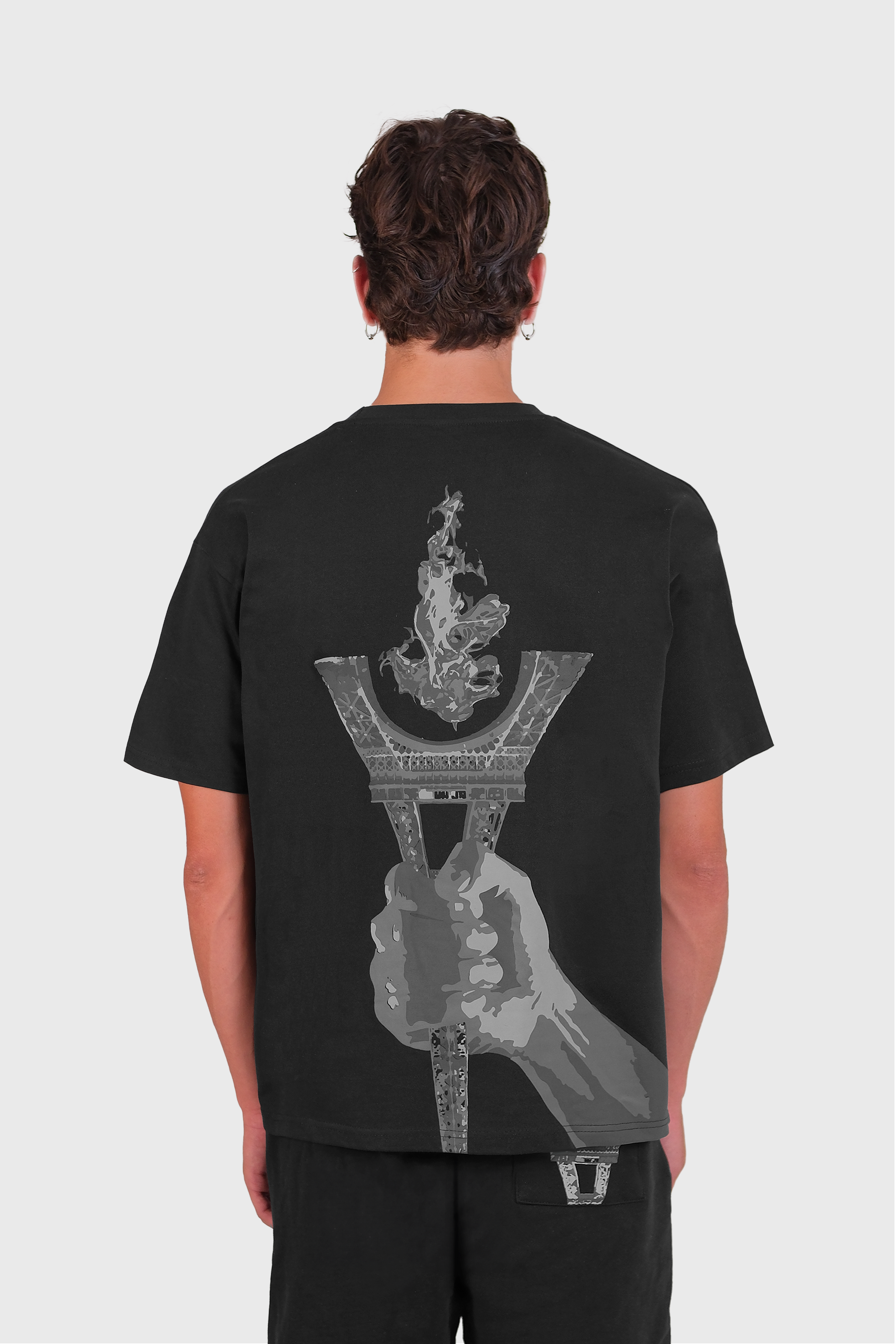 ICONERS Olympic Black Tee