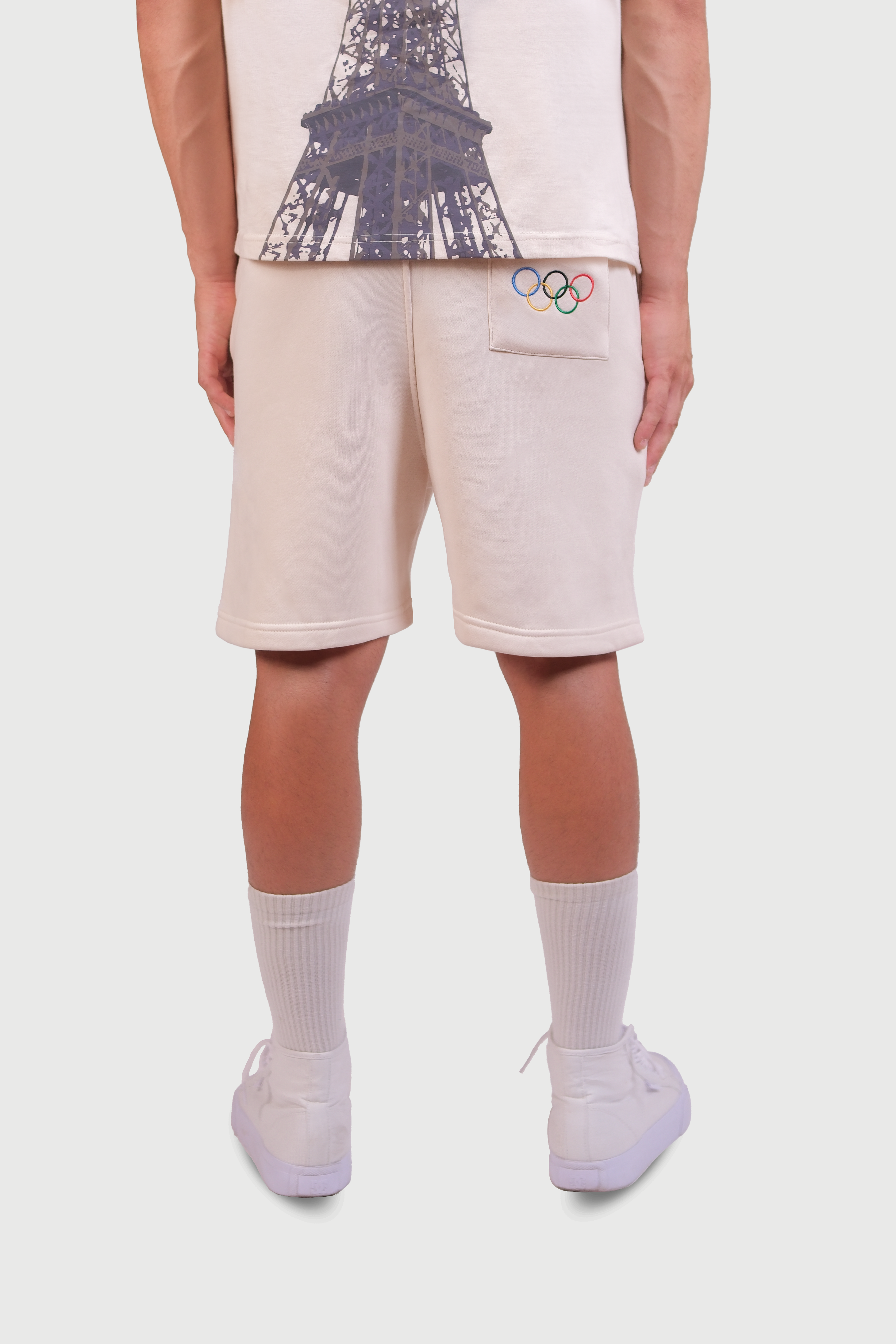 White Olympic Short - Shorts Blancos Versátiles