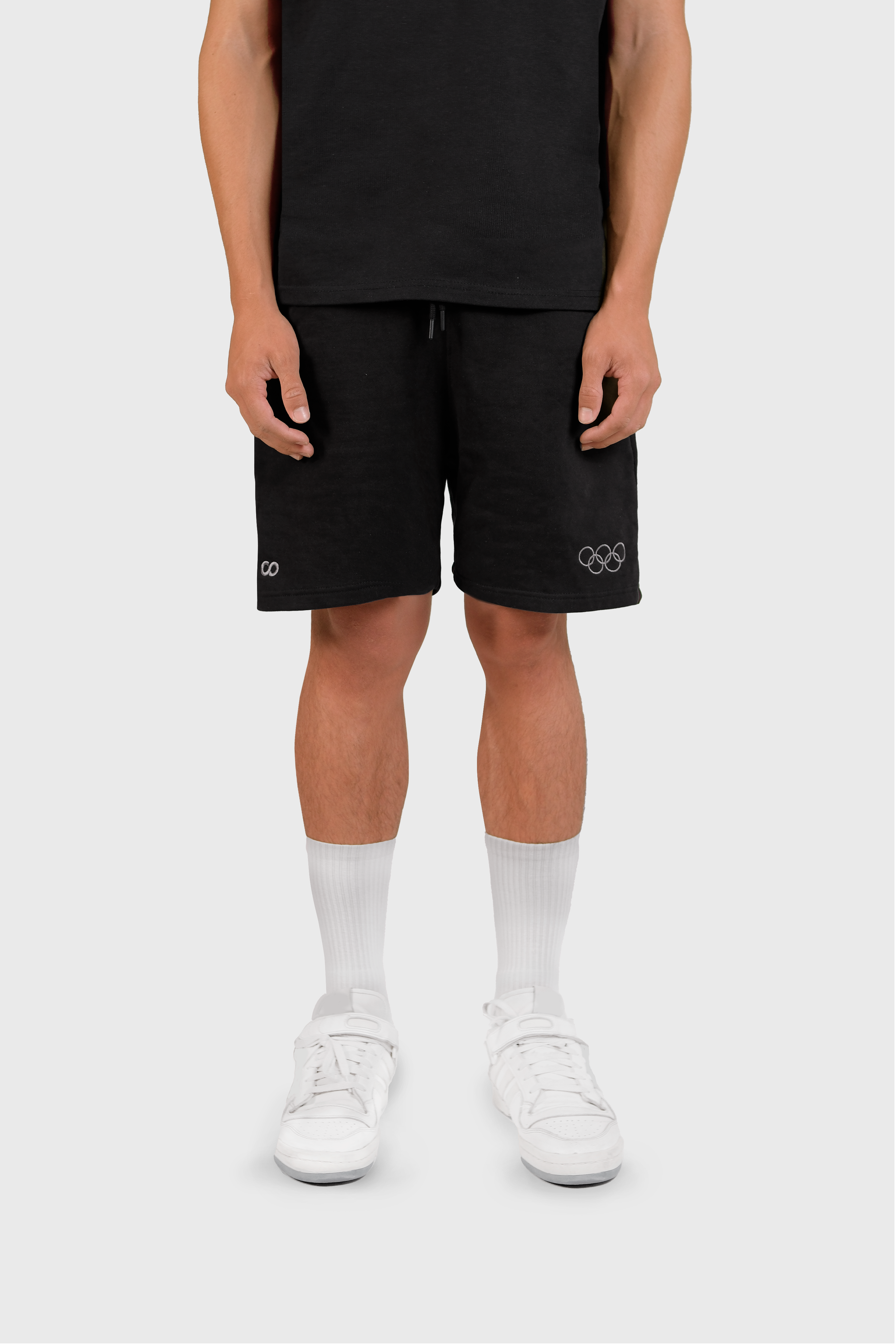 Black Olympic Short - Shorts Negros para Entrenamiento