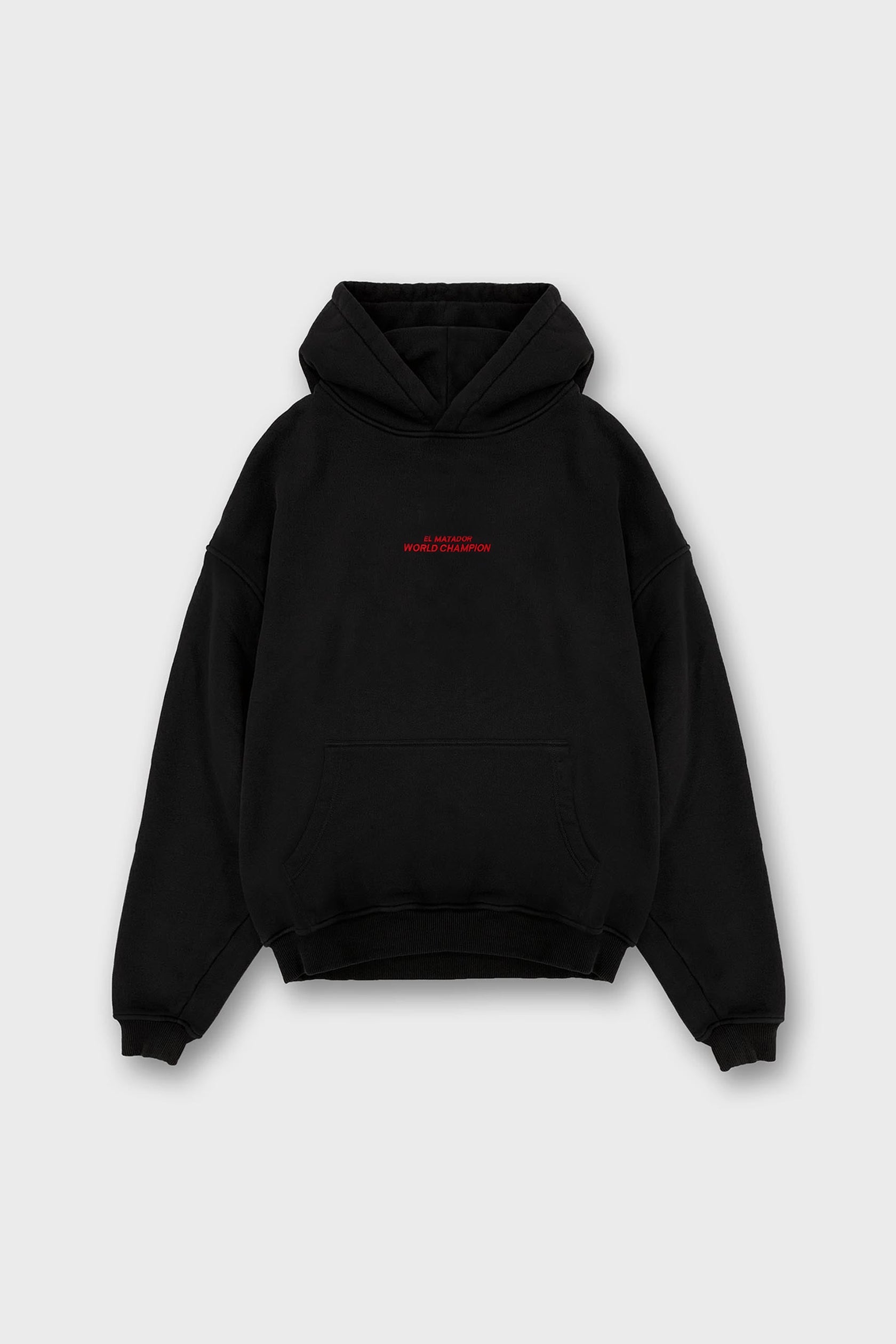 ICONERS Black Invicto Hoodie - Sudadera Premium