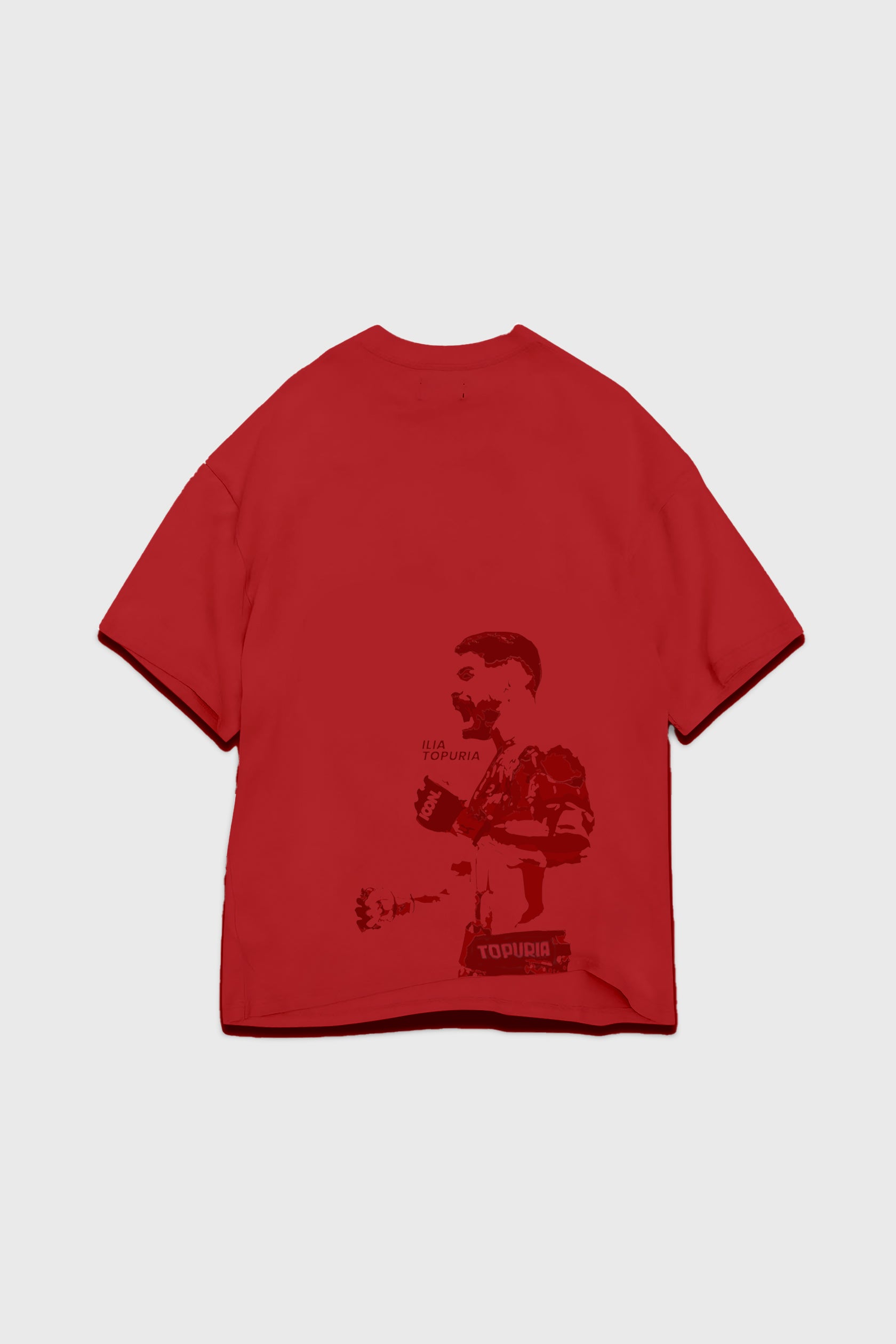 ICONERS Red Invicto Tee - Camiseta Roja con Personalidad